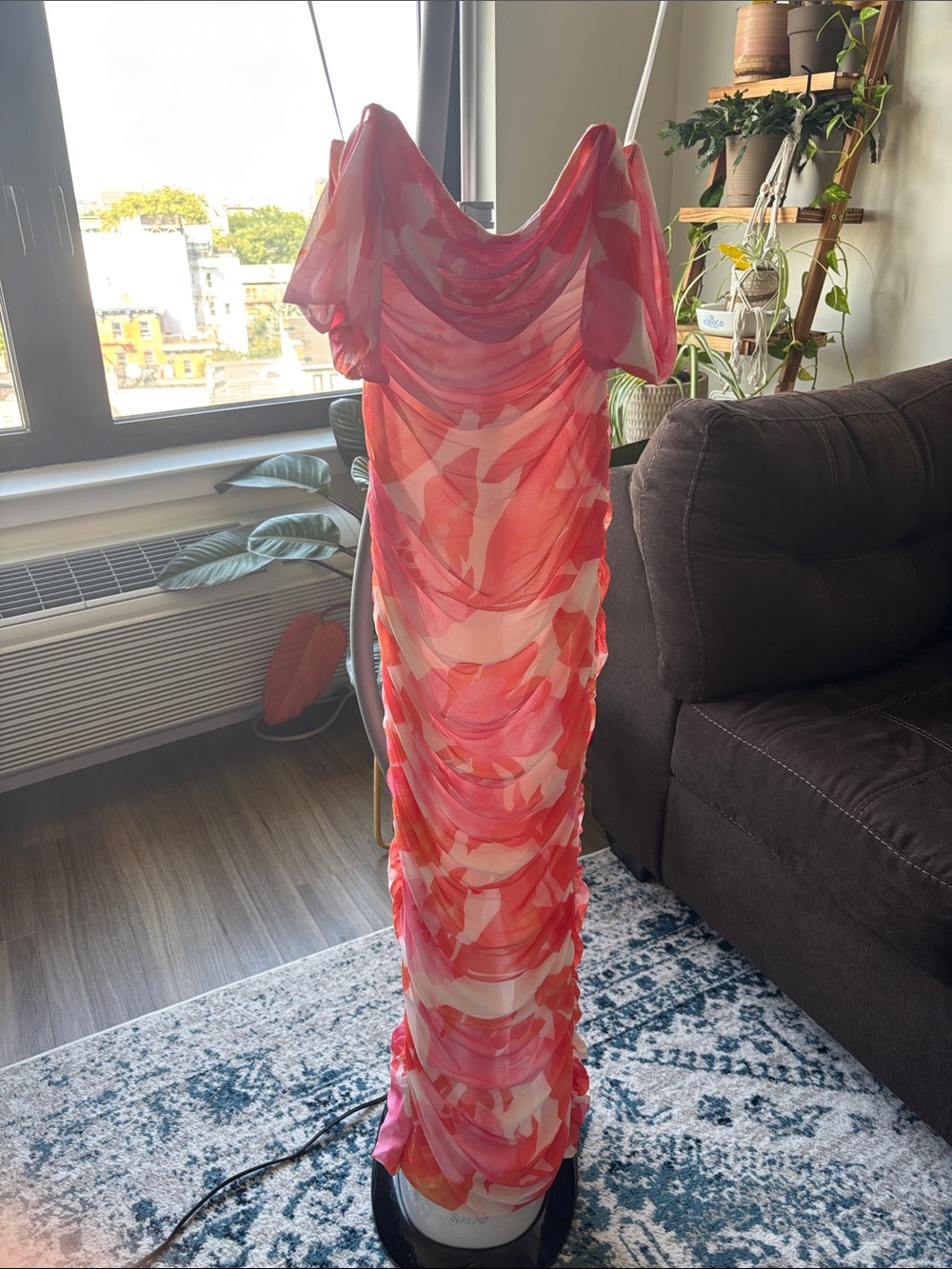 Ruched Maxi Dress NWT - Picture 1 of 5